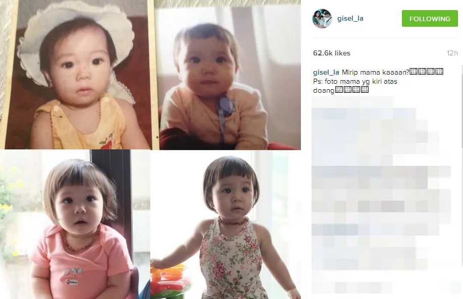 Gisel dan Gempi, mirip kan? ©instagram/gisel_la