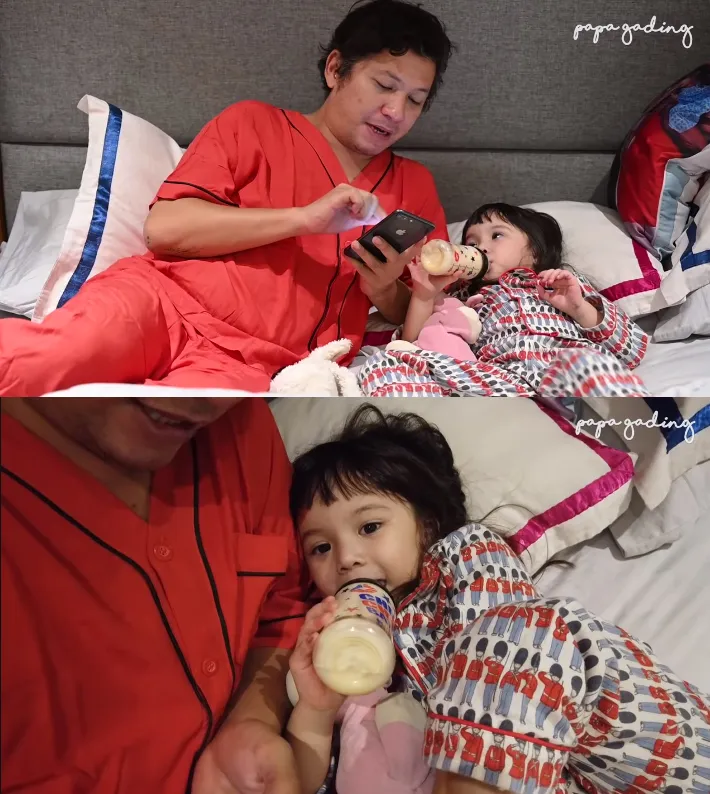 Gading dan Gempi jawab pertanyaan fans © YouTube.com/Gading Marten