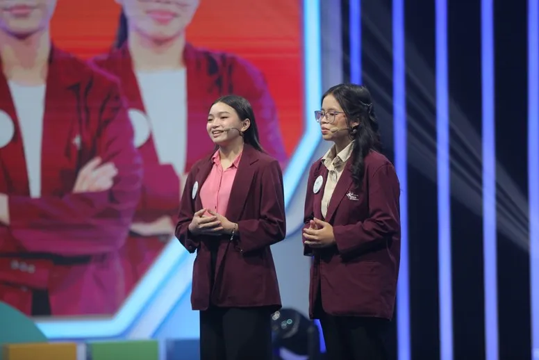 Preti dan Ria dari Tim BINUS University. ©KapanLagi/Adrian Utama Putra