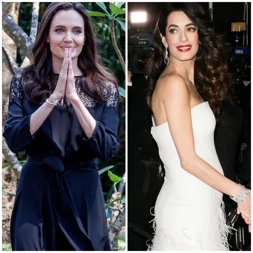 Amal Clooney & Angelina Jolie © Life & Style