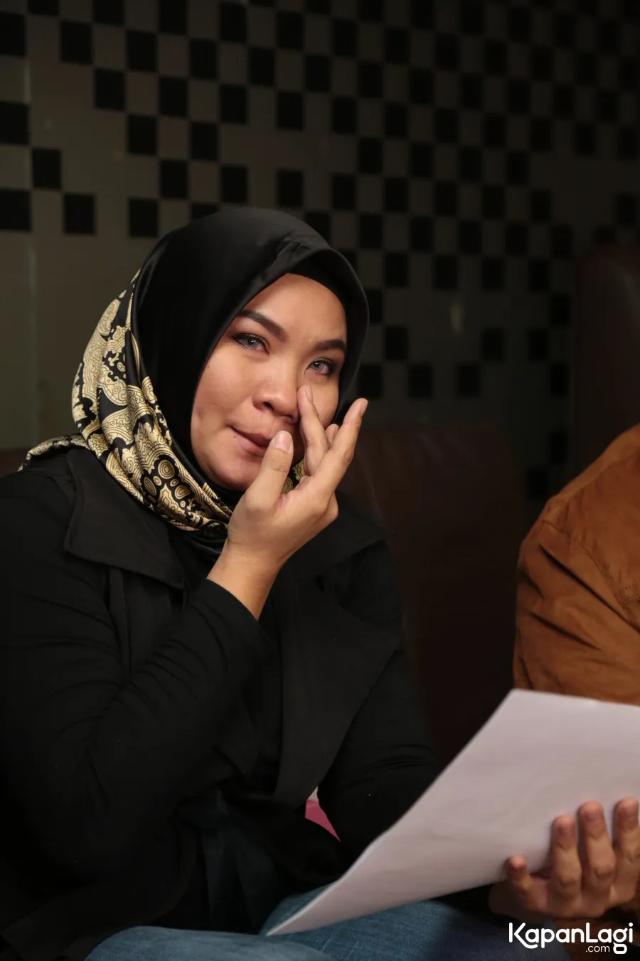Georgia Aisyah berharap bisa merawat anaknya yang bernama Geraldine dari perkawinan dengan Aldi Taher. ©KapanLagi.com/Muhammad Akrom Sukarya