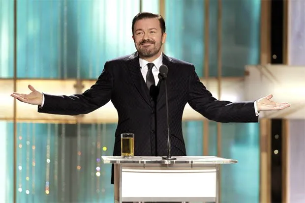 Setelah 3 kali menjadi host Golden Globe, kali ini Ricky Gervais harus menyerahkannya kepada orang lain.(arts.nationalpost.com)