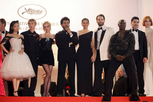 Jennie BLACKPINK with Troye Sivan, Lily-Rose Depp, Abel “The Weeknd” Tesfaye, Ashley Levinson, Sam Levinson, Moses Sumney, Reza Fahim and Hari Nef/Credit: Mike oppola via Getty Images