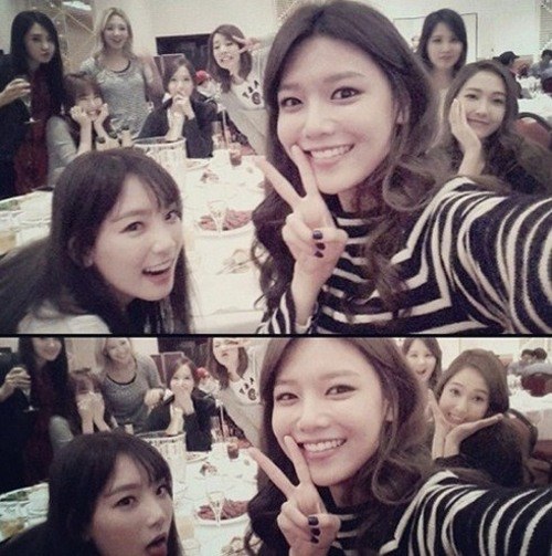 kumpul bareng, girls generation foto-foto narsis