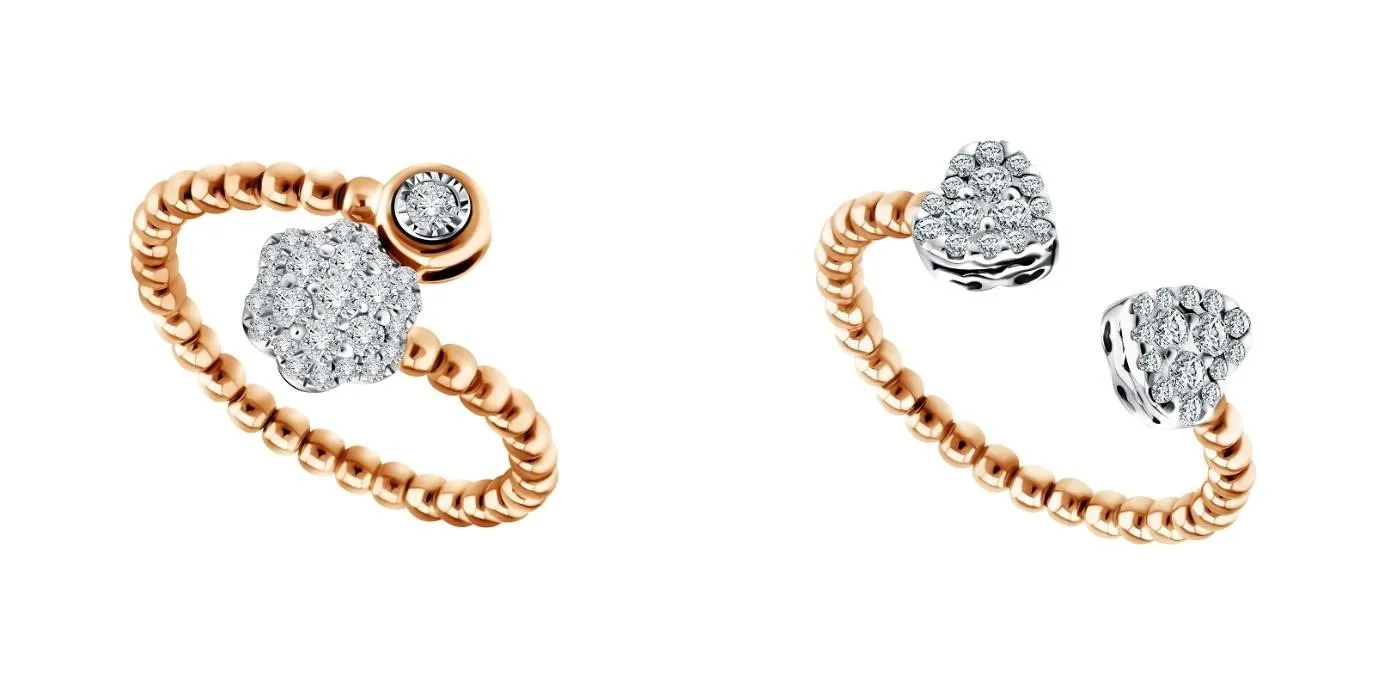 Cincin berlian Beads Collection Frank & co.