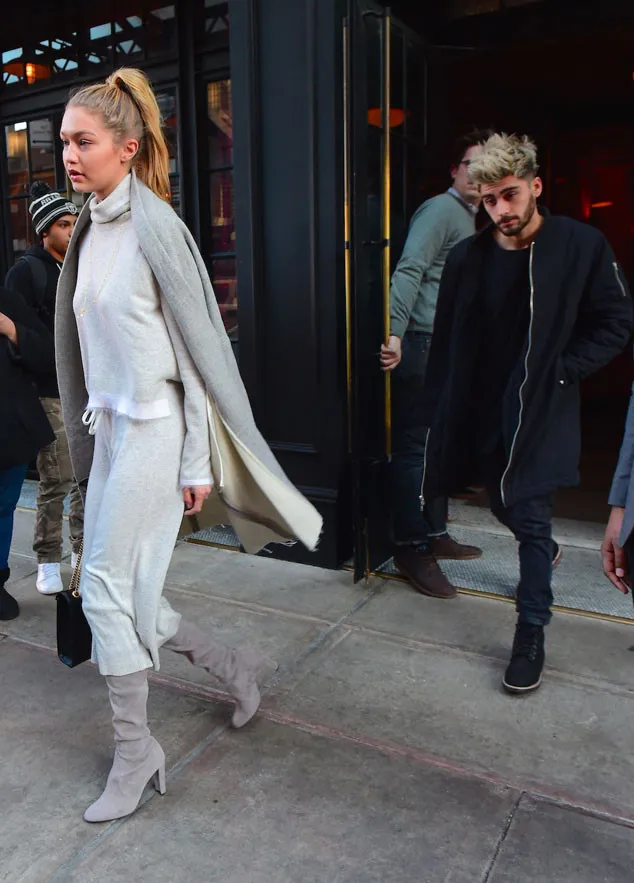 Gigi dan Zayn hunting apartemen © Splashnews via eonline.com