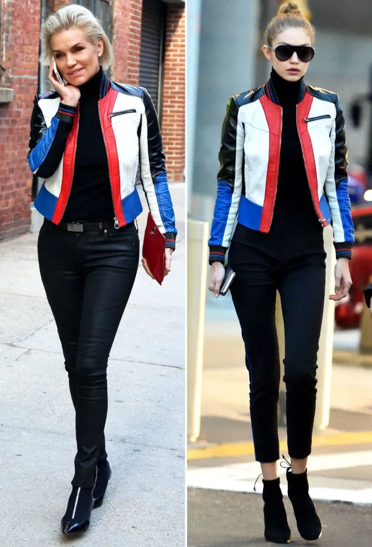 Gaya siapa yang lebih keren di antara Yolanda & Gigi? © usmagazine.com