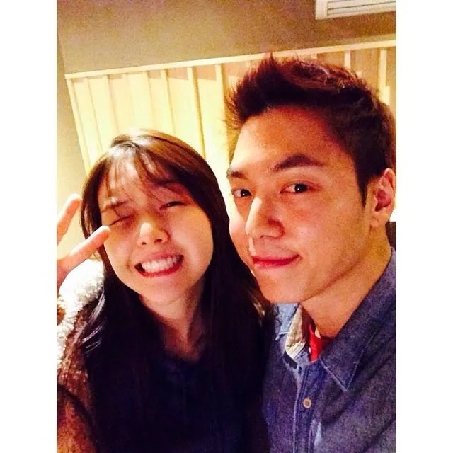 Foto ceria Minah dengan David Kim. Mereka bakal kolaborasi?