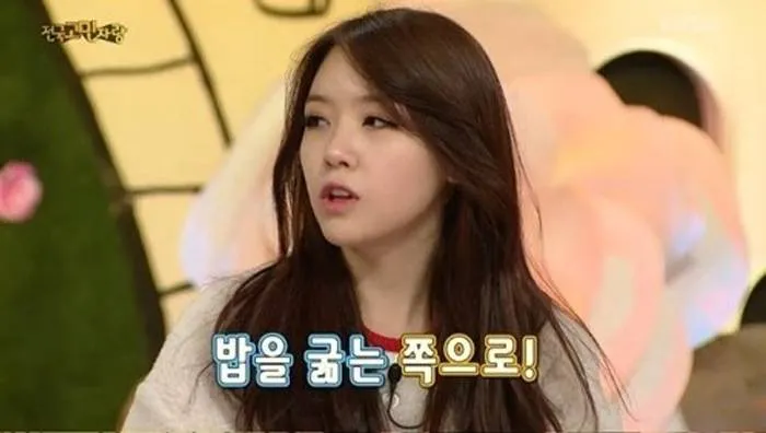 Minah Girls Day saat menjadi bintang tamu dalam acara KBS Hello @allkpop.com
