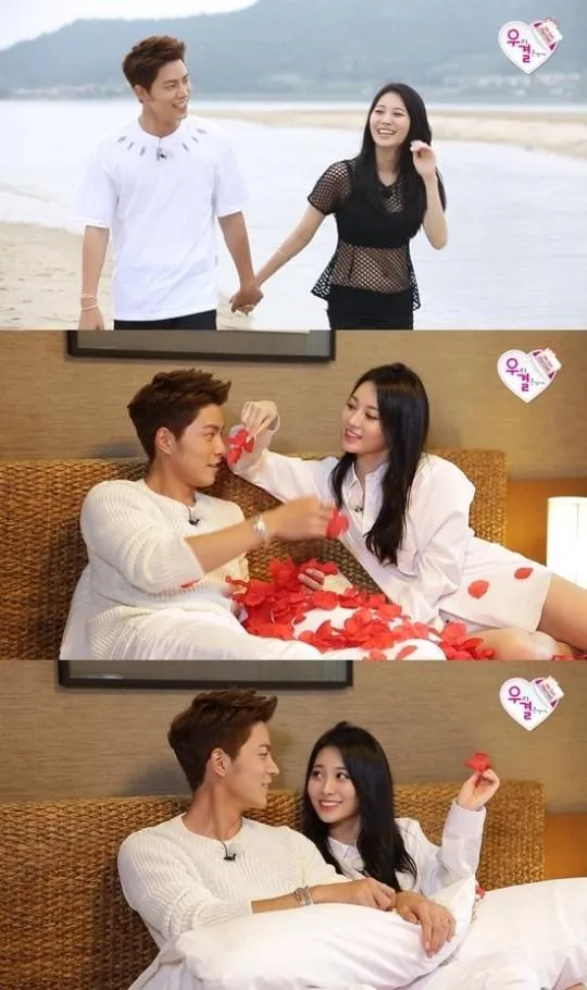 Yura dan Hong Jong Hyun liburan romantis. ©allkpop