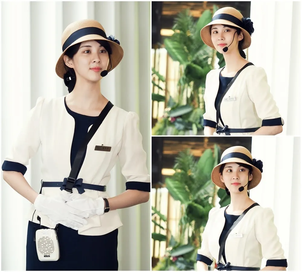Seohyun saat jadi tukang parkir di drama 'Time' © MBC