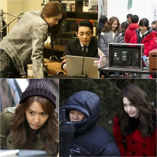 Yoona Girls Generation saat sedang mengamati aktingnya @allkpop.com