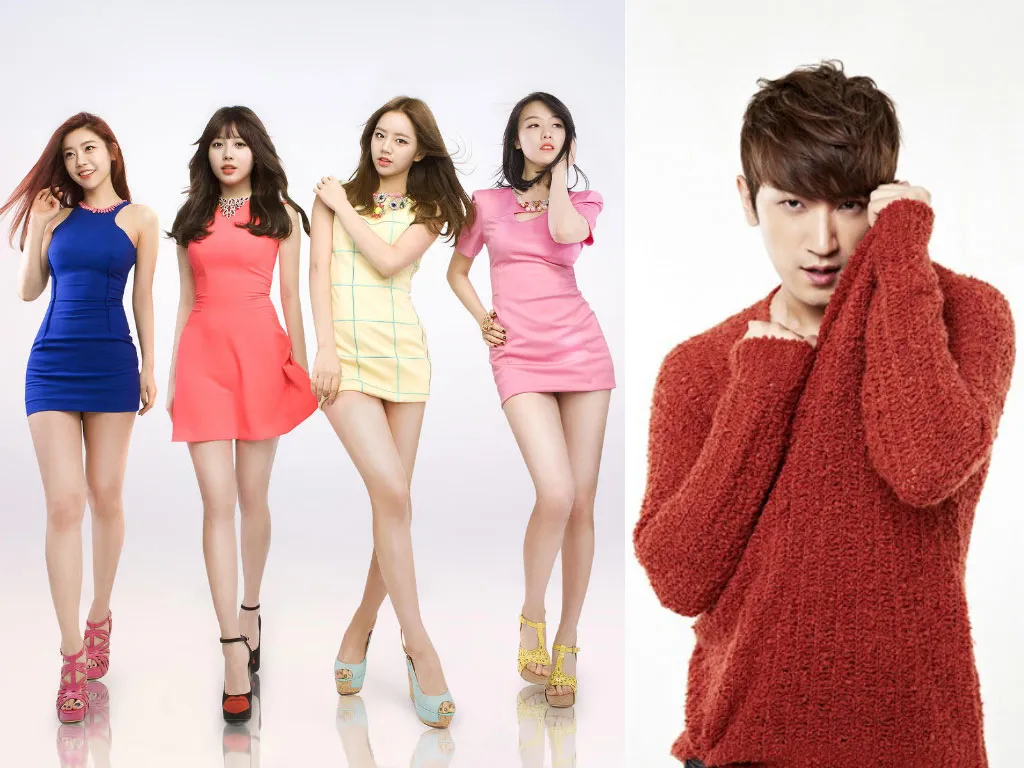 Minwoo mengungkap keinginan untuk kolaborasi dengan Girls Day. ©soompi.com