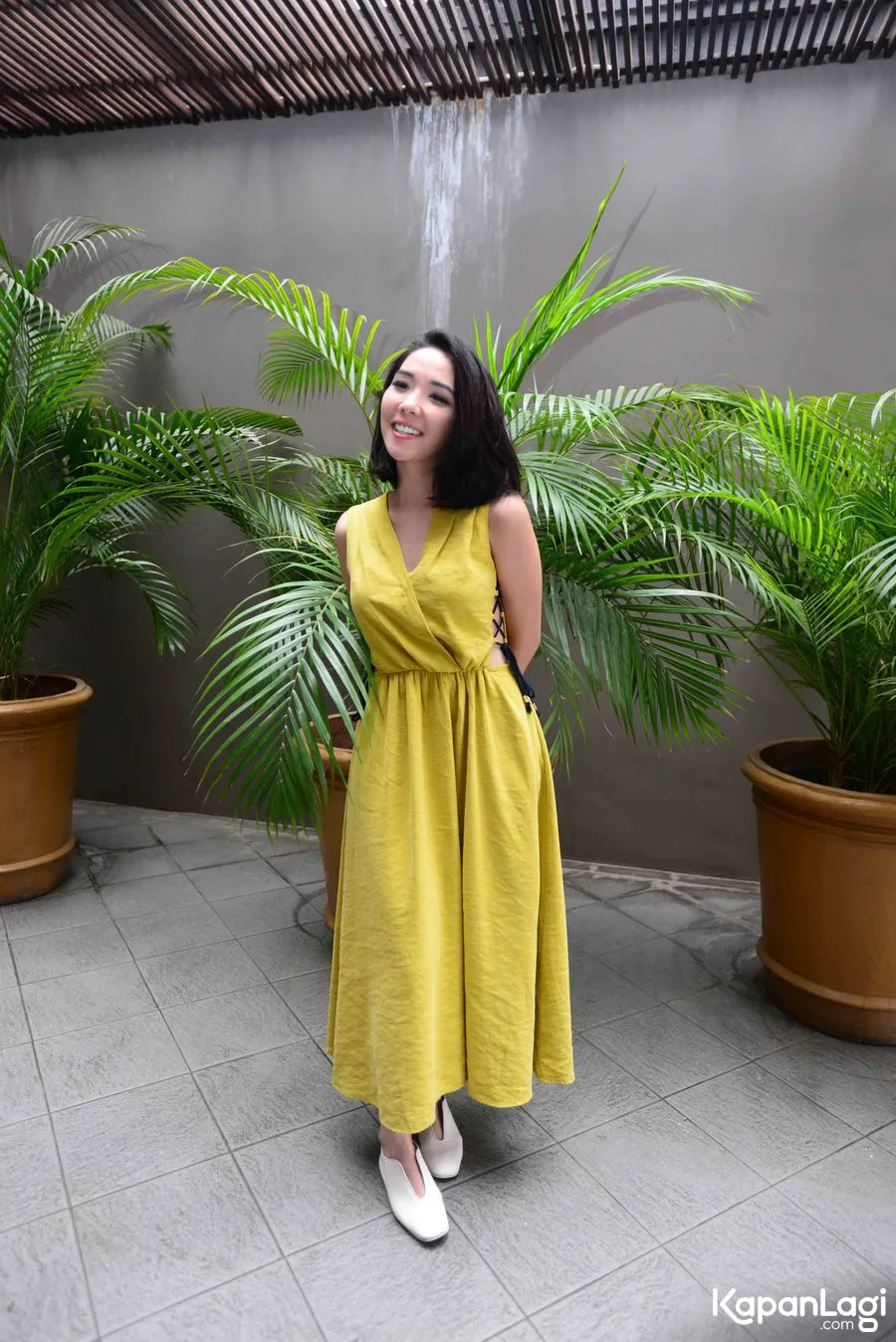 Gisella Anastasia selalu perhatikan mood Gempy di lokasi syuting © KapanLagi.com®/Bayu Herdianto