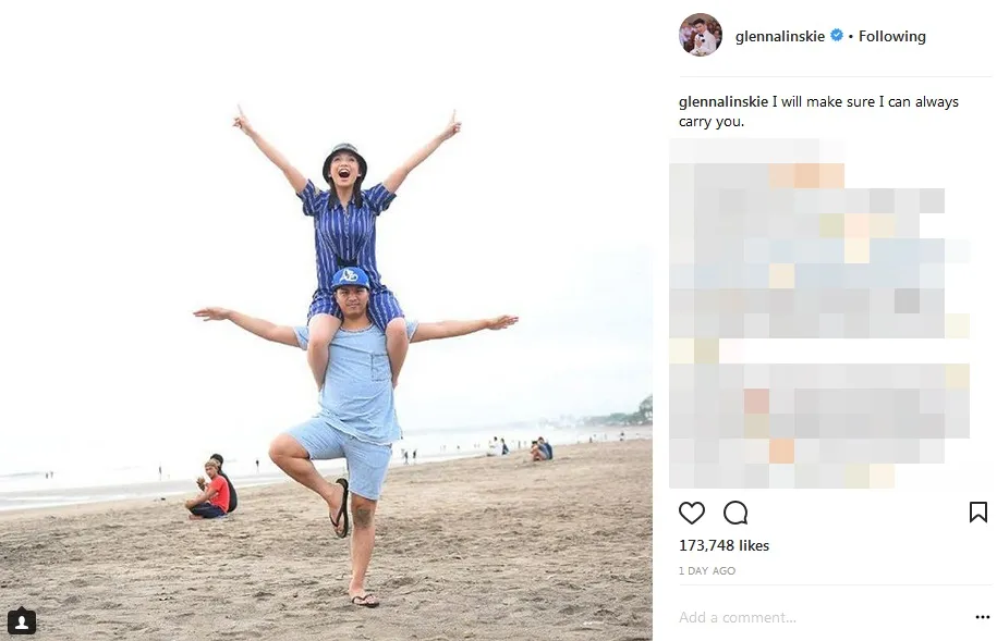 Glenn buktikan dirinya perkasa ©instagram/glennalinskie