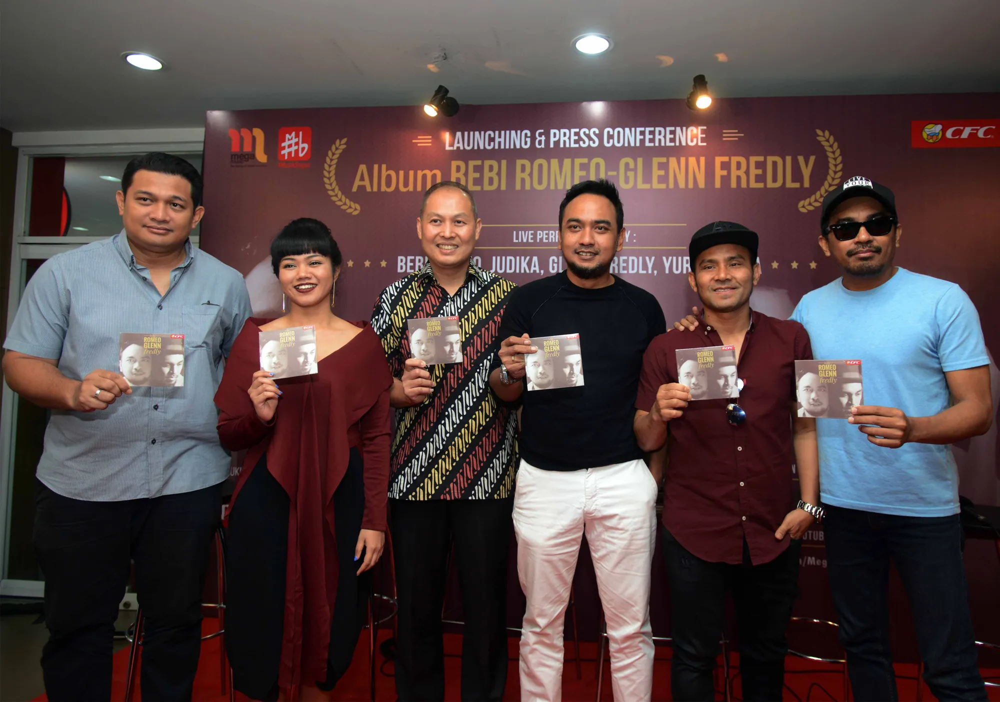 Peluncuran Album BEBI ROMEO-GLENN FREDLY © Kapanlagi/Muhammad Akrom Sukarya