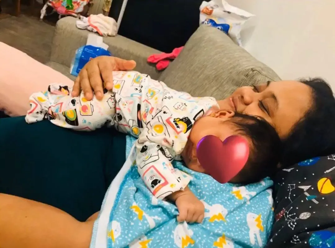 Ika dan Baby Gewa (credit: instagram.com/anastikaardiana_)