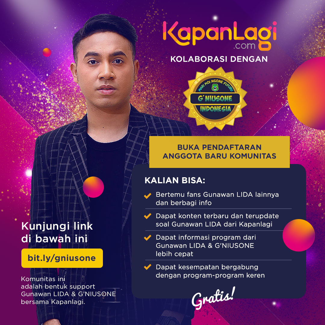 Come join other Gunawan LIDA fans from all over Indonesia. (credit: kapanlagi.com)