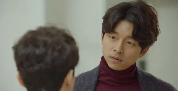 adegan Kim Shin diberitahu Malaikat Maut bahwa Kim Sun adalah reinkarnasi adiknya mendapatkan rating 15% © soompi