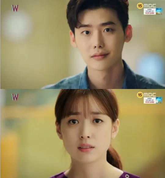 Rating drama Lee Jong Suk & han Hyo Joo 'W' kembali menurun. ©hancinema.net