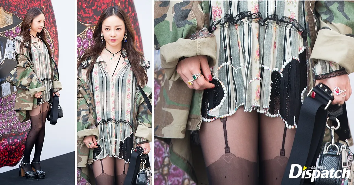 Fashion Goo Hara yang mencuri perhatian. ©dispatch.co.kr