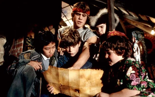 Adegan film 'Goonies' @ dailymail.co.uk