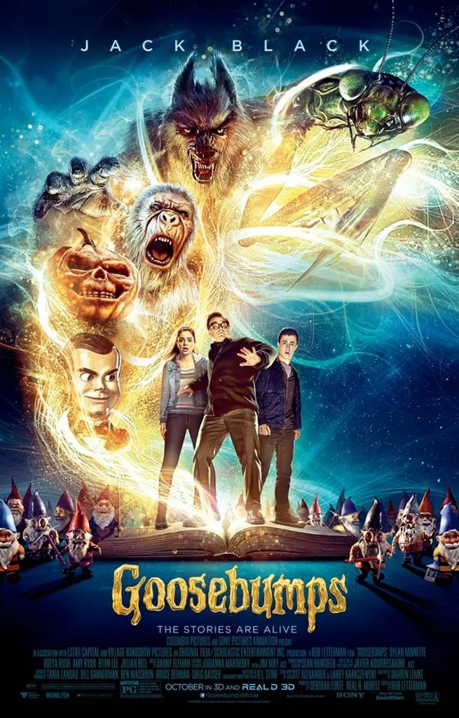 Goosebumps difilmkan dan akan segera rilis Oktober mendatang/©Sony Pictures Animation