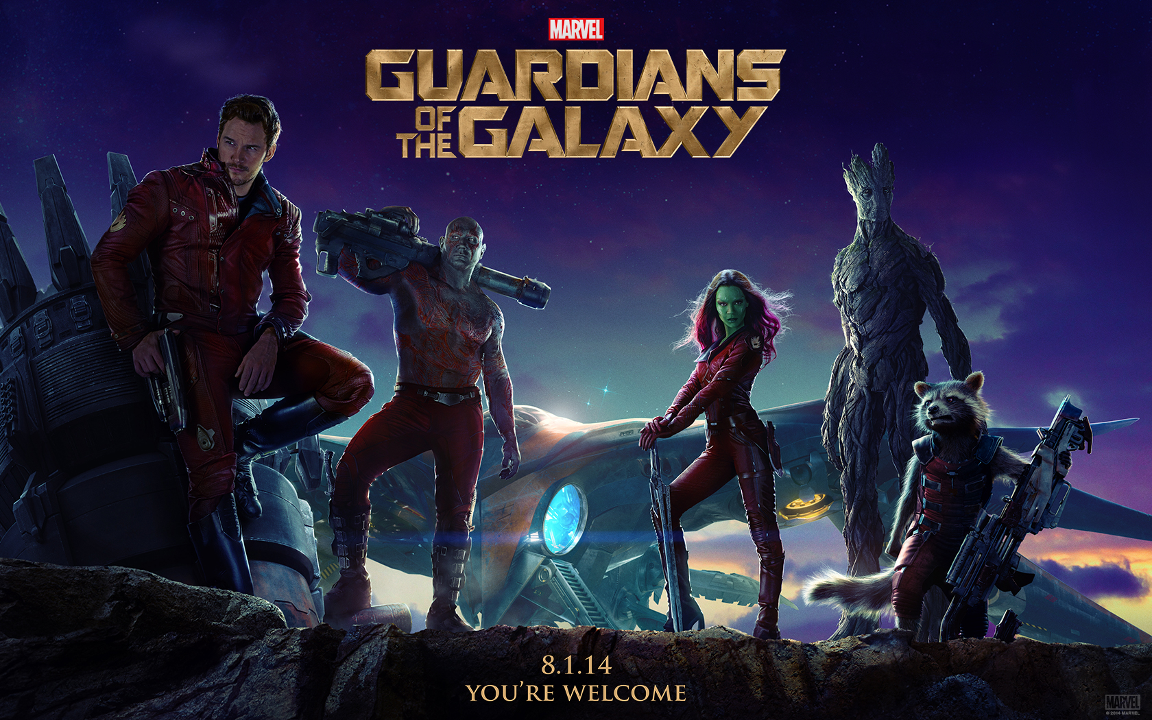 GUARDIANS OF THE GALAXY © marvel.com/guardians