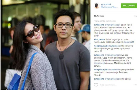 Gracia Indri menemani tour suami di Amerika https://instagram.com/graciaz14/