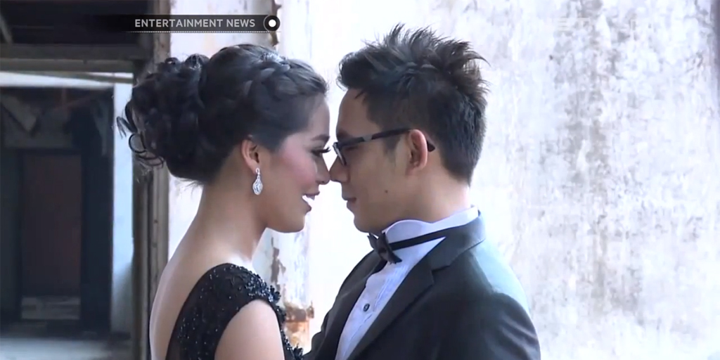 Pre-Wed Gracia dan David bergaya gothic rocker / © Net Entertainment News