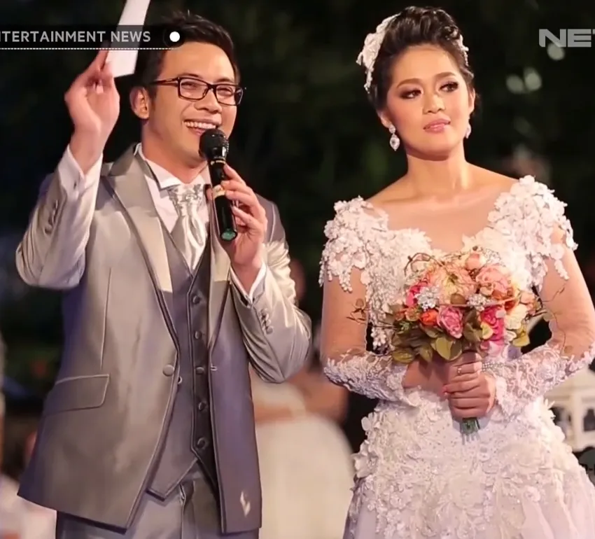 Salah satu momen pernikahan Gracia dan David / © Net Entertainment News