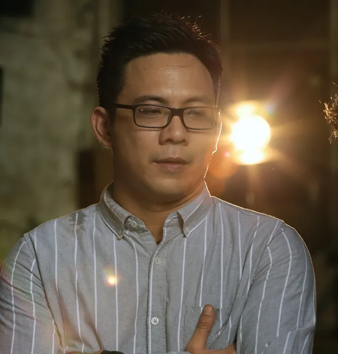 David tak ingin mengumbar aib Gracia di depan awak media. © KapanLagi.com/Muhammad Akrom Sukarya