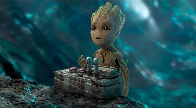 Dalam GUARDIANS OF THE GALAXY 2, Groot digambarkan sebagai sosok anak-anak yang polos dan menggemaskan © Youtube.com