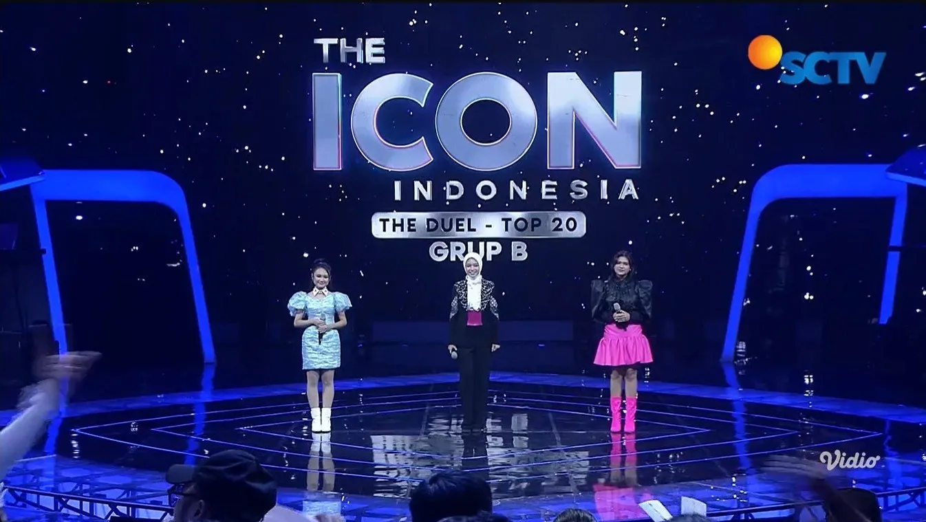 Silvia (Bandung), Sandra (Kupang), dan Jena (Tangerang) Berada di Zona Merah Grup B. Silvia (Bandung) Diselamatkan Judges untuk Melaju ke Babak Selanjutnya. / source: SCTV