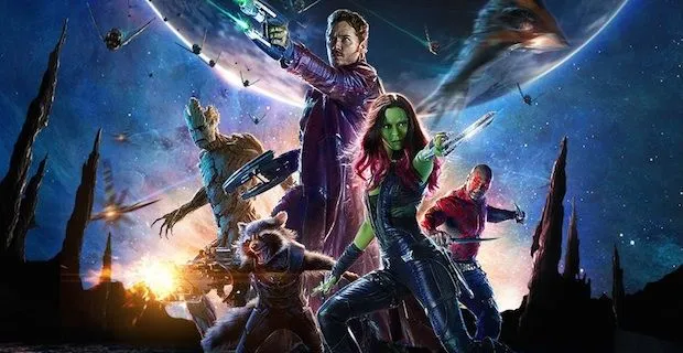 Para penjaga galaksi beraksi/©Marvel