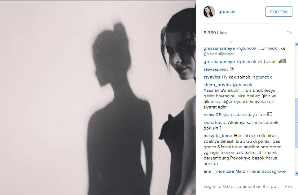 Ini dia foto Gulcin Tuncok yang disebut mirip dengan Kendall Jenner dan Miranda Cosgrove @instagram.com/gtuncok