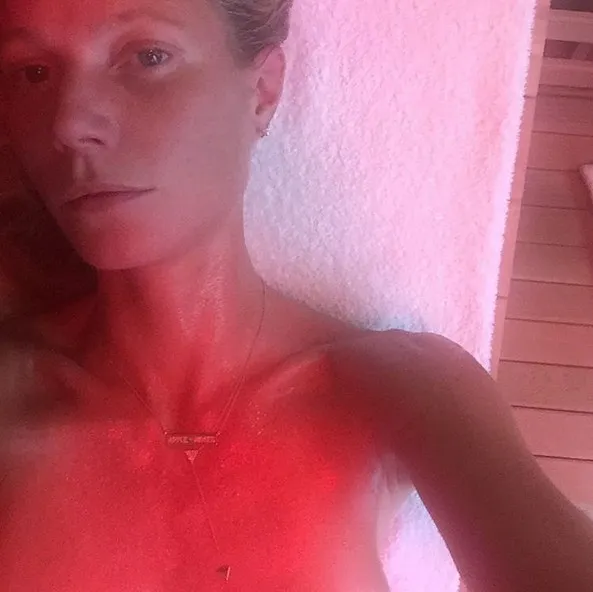Gwyneth unggah foto topless saat jalani terapi sauna © instagram.com/gwynethpaltrow