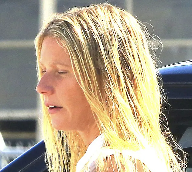 Gwyneth tanpa make up, tak lagi flawless © dailymail.co.uk