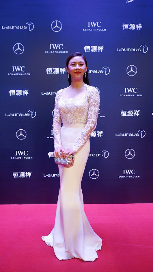 Ha Ji Won saat menghadiri Laureus World Sports Awards. ©hancinema.net