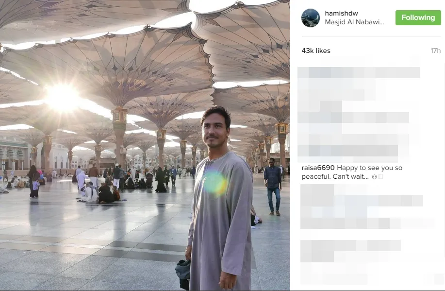 Raisa kirim pesan ini ke Hamish ©instagram/hamishdw