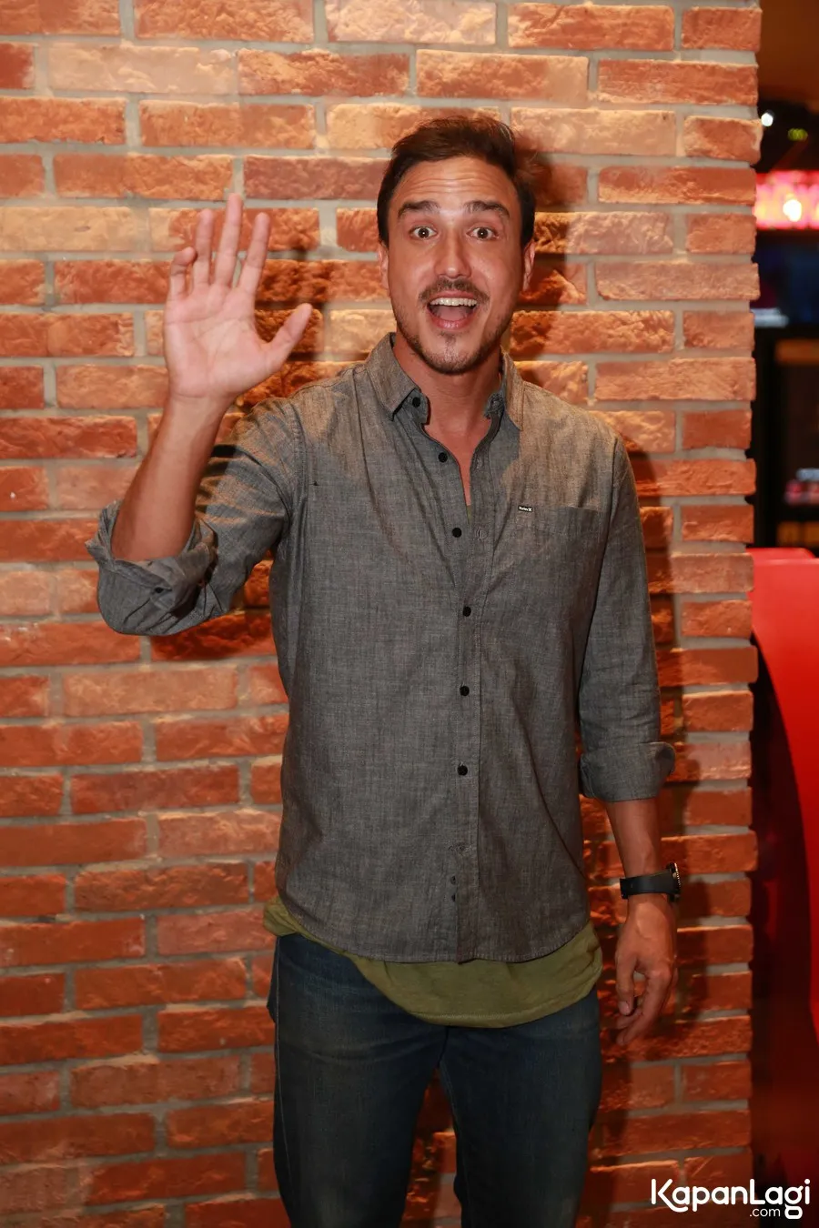 Hamish Daud mengaku tak pernah mengalami cinta lokasi. ŠKapanLagi.com/Muhammad Akrom Sukarya