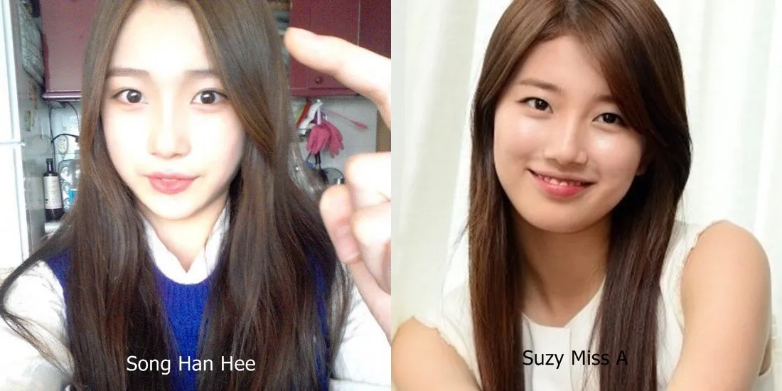 Song Han Hee dan Suzy. Mirip? © Istimewa