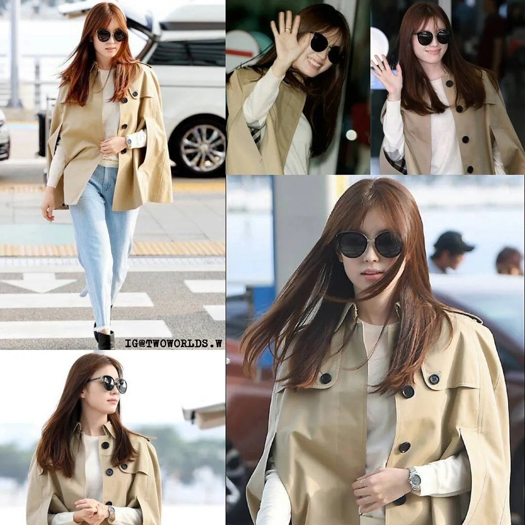 Han Hyo Joo saat berangkat ke Bali. ©Instagram/twoworlds.w