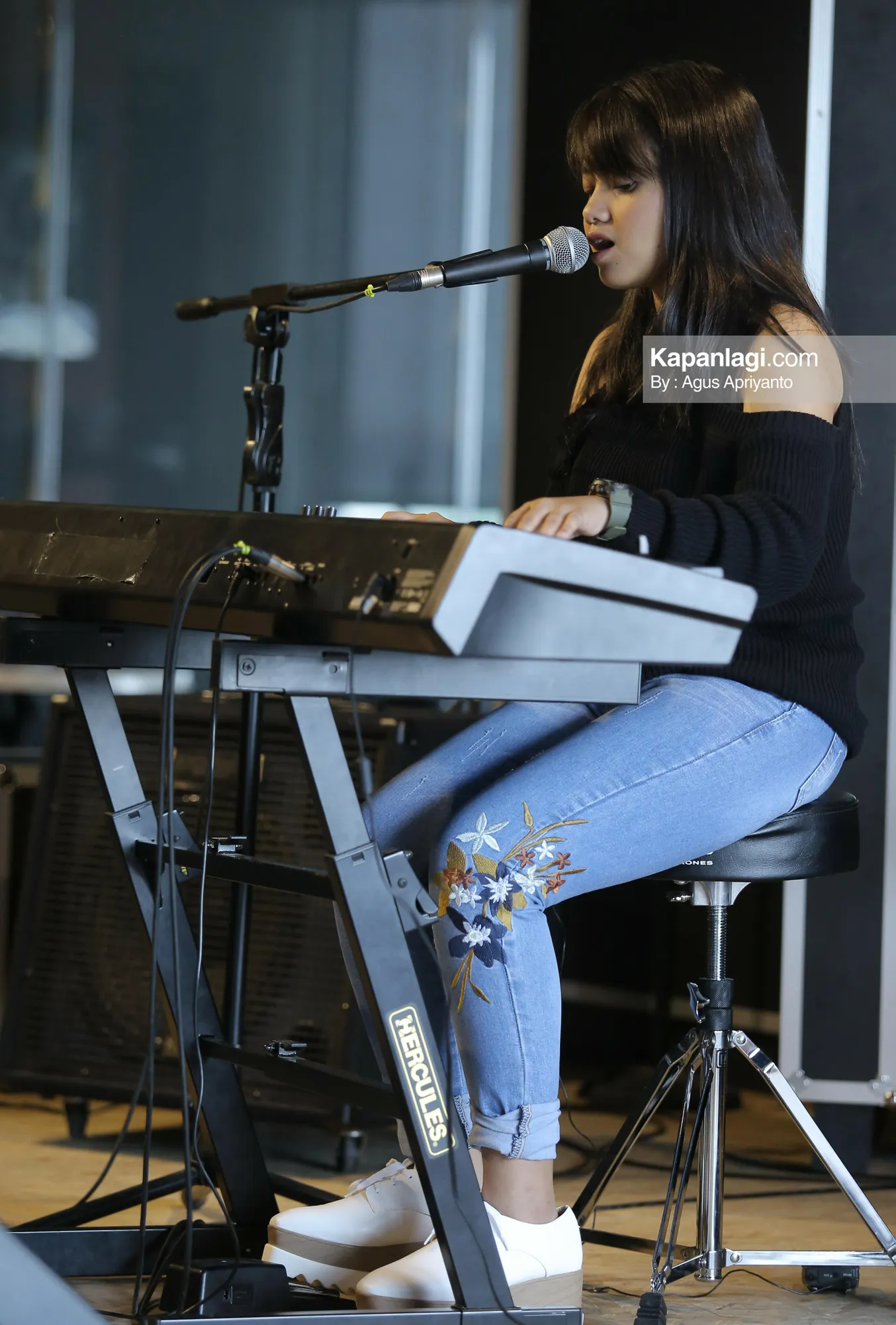 Hanin Dhiya © Kapanlagi/Agus Apriyanto