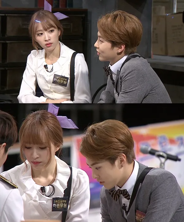 Hani dan Xiumin dalam Crime Scene 2 © jTBC