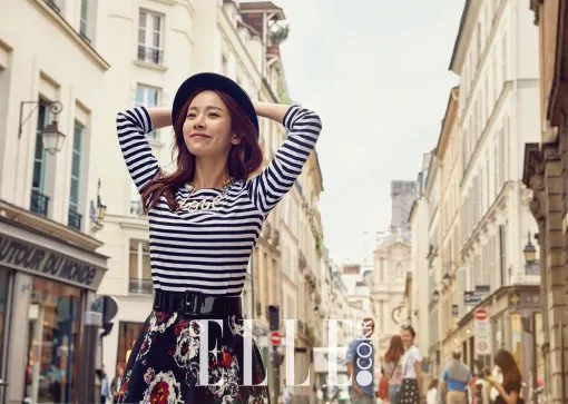 Han Ji Min bagikan sedikit kiat untuk menjaga kesehatan. ©ELLE