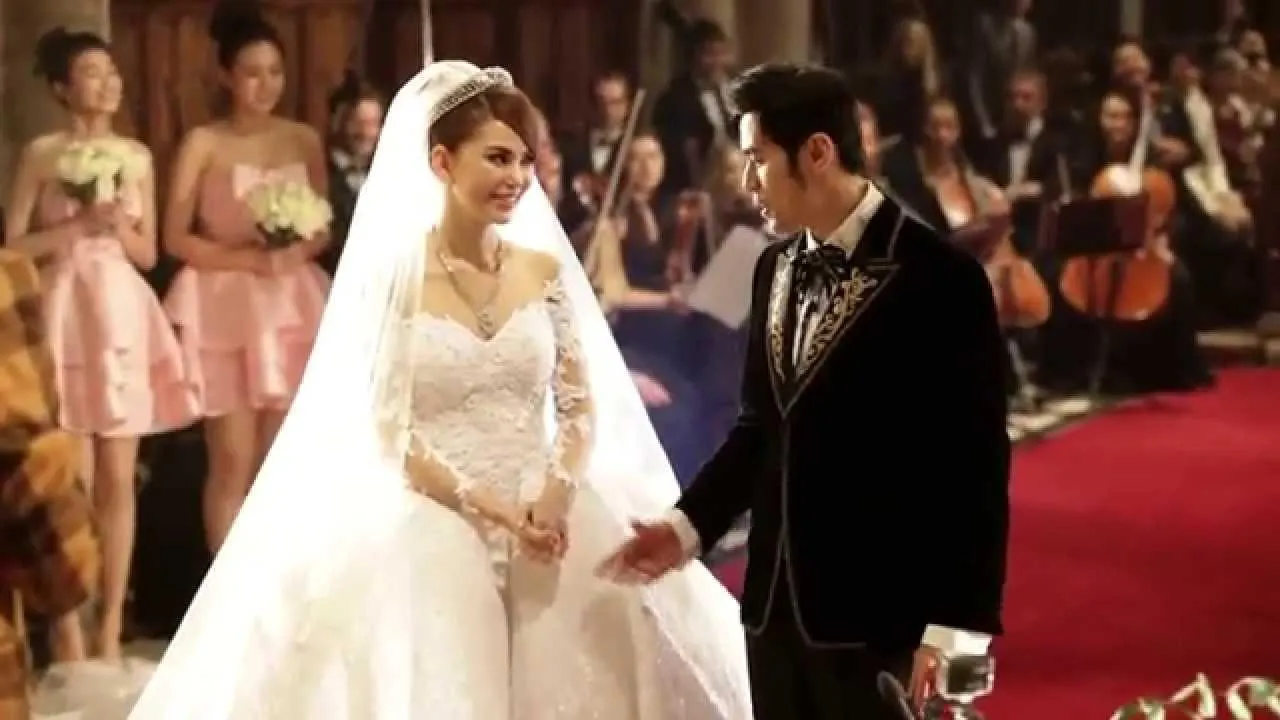 Pernikahan Jay Chou dan Hannah Quinlivan yang berlangsung di kastil Inggris, Minggu (18/1). @thenorthernecho.co.uk