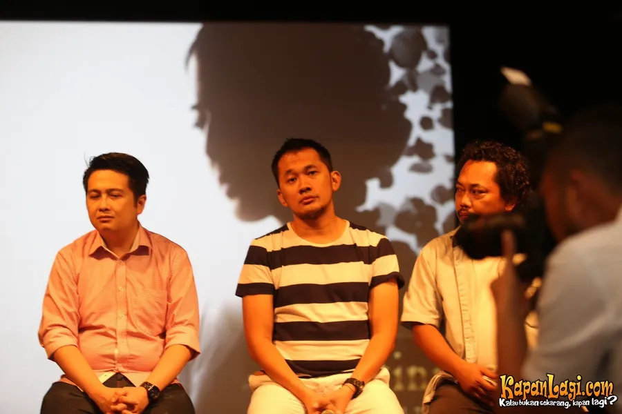 Hanung Bramantyo ketika menjelaskan tentang terpilihnya Dian Sastrowardoyo sebagai Kartini © KapanLagi.com®/Budy Santoso