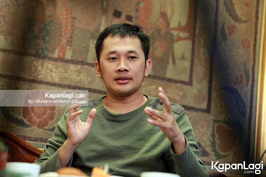 Hanung Bramantyo didapuk sebagai sutradara film Tersanjung. cr: KapanLagi.com/Muhammad Akrom Sukarya