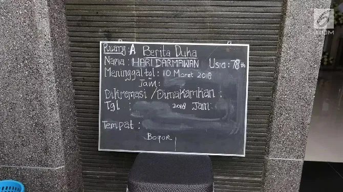 Hari Darmawan ditemukan di Sungai Ciliwung Å Liputan6.com